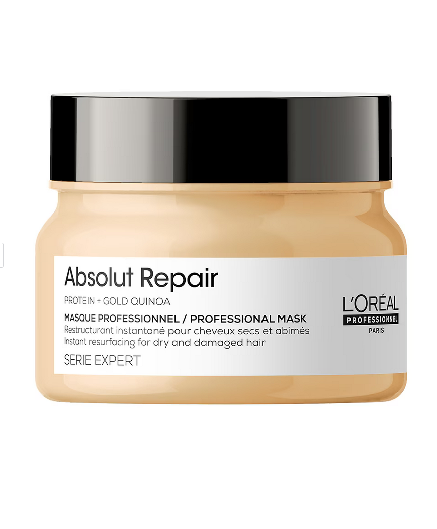 L’Oreal Professionnel Absolut Repair Hair Mask With Gold Quinoa For Damaged Hair 250g
